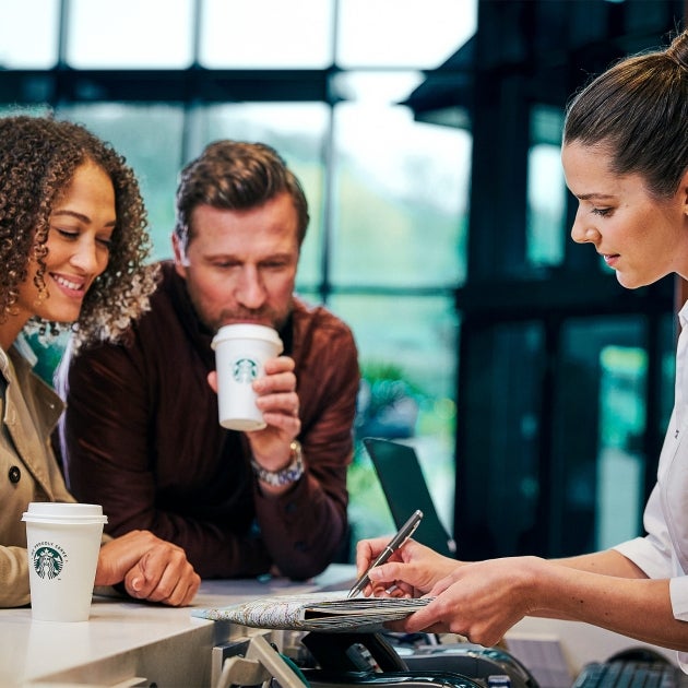 Self Service Coffee Machines  We Proudly Serve Starbucks®